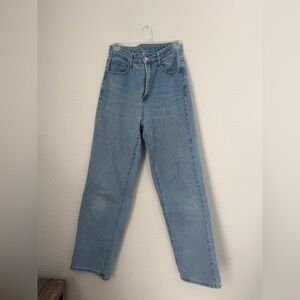 SHEIN High Rise Straight Leg Denim